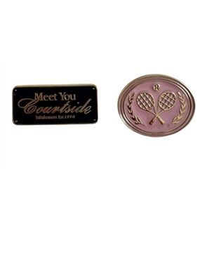 Lululemon Collectible Pins 2 Pack: 
Pink Haze and True Navy